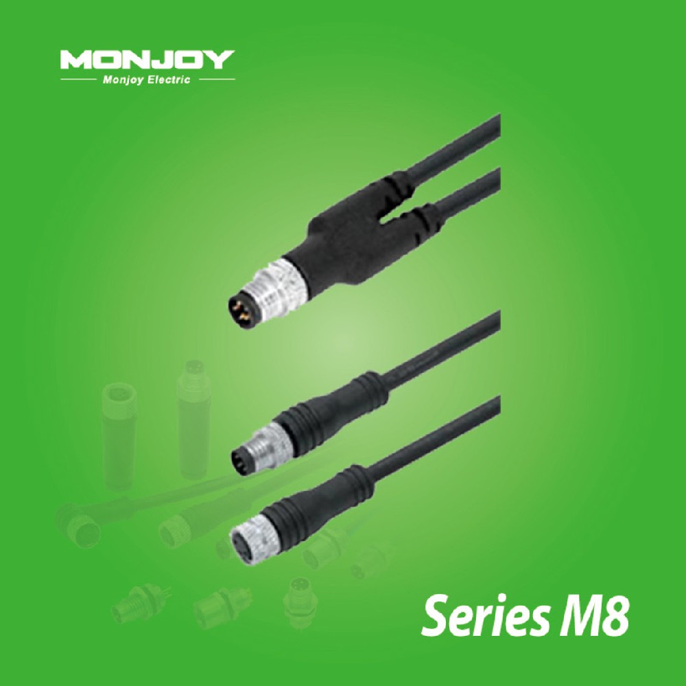 M8*1.0，直式，針-M8*1.0，直式， 針/孔，澆鑄連接器