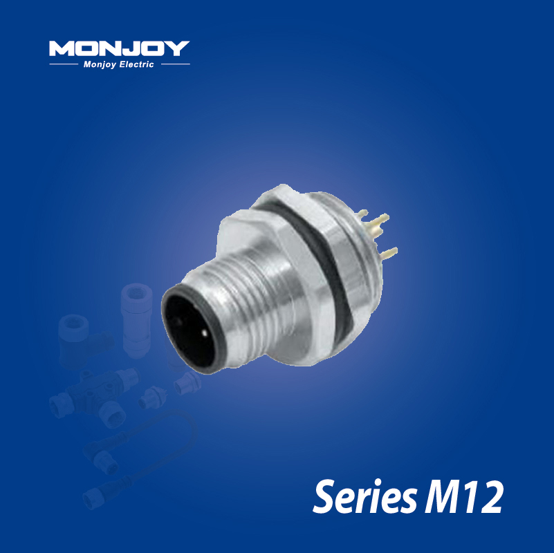 M12*1.0，D標準，針，浸焊， 板后，底座