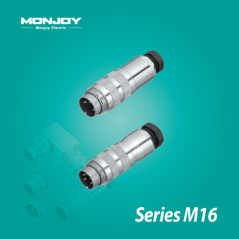 M16*0.75,直式，針，焊接, 電纜連接器