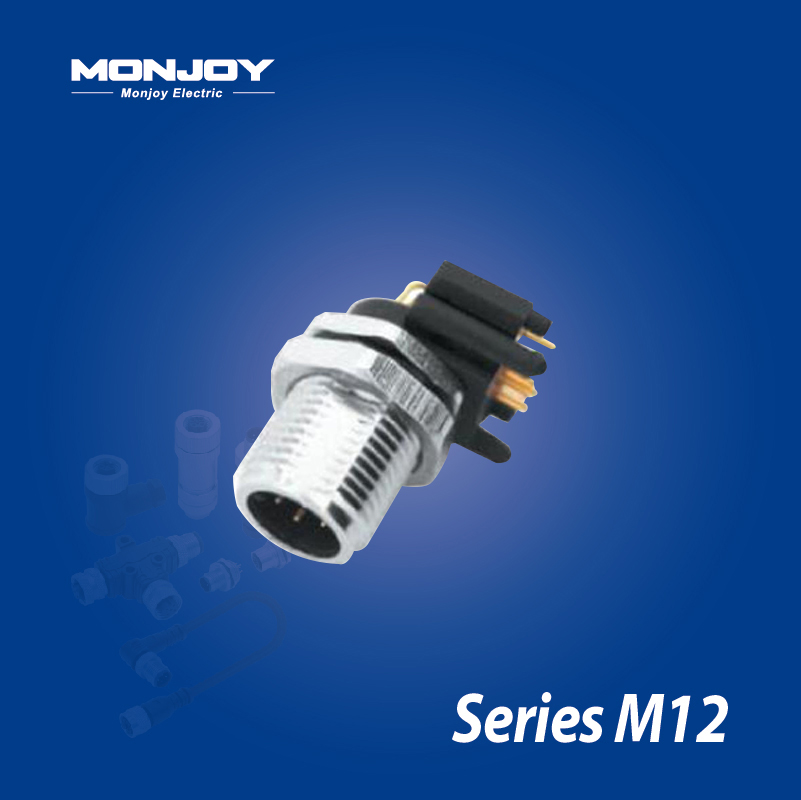 M12*1.0，A標準，彎式，針， 浸焊，板前，底座
