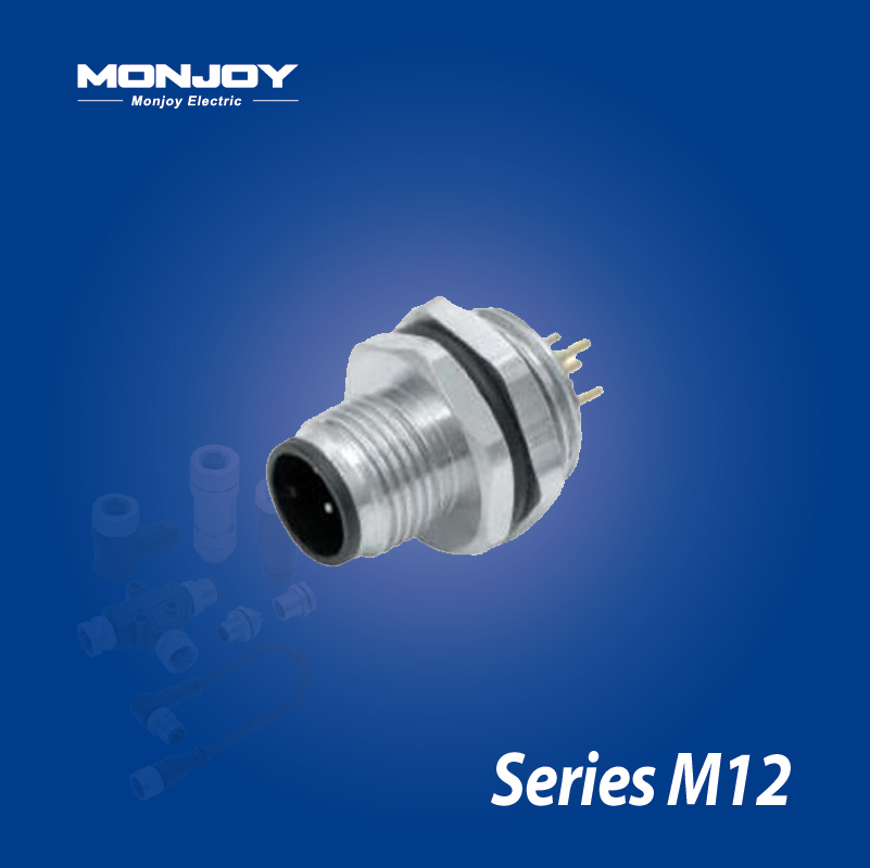 M12*1.0，A標(biāo)準(zhǔn)，針，浸焊， 板后，底座
