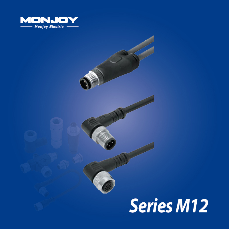  M12*1.0，直式，針-M12*1.0， 彎式，針/孔，澆鑄連接器