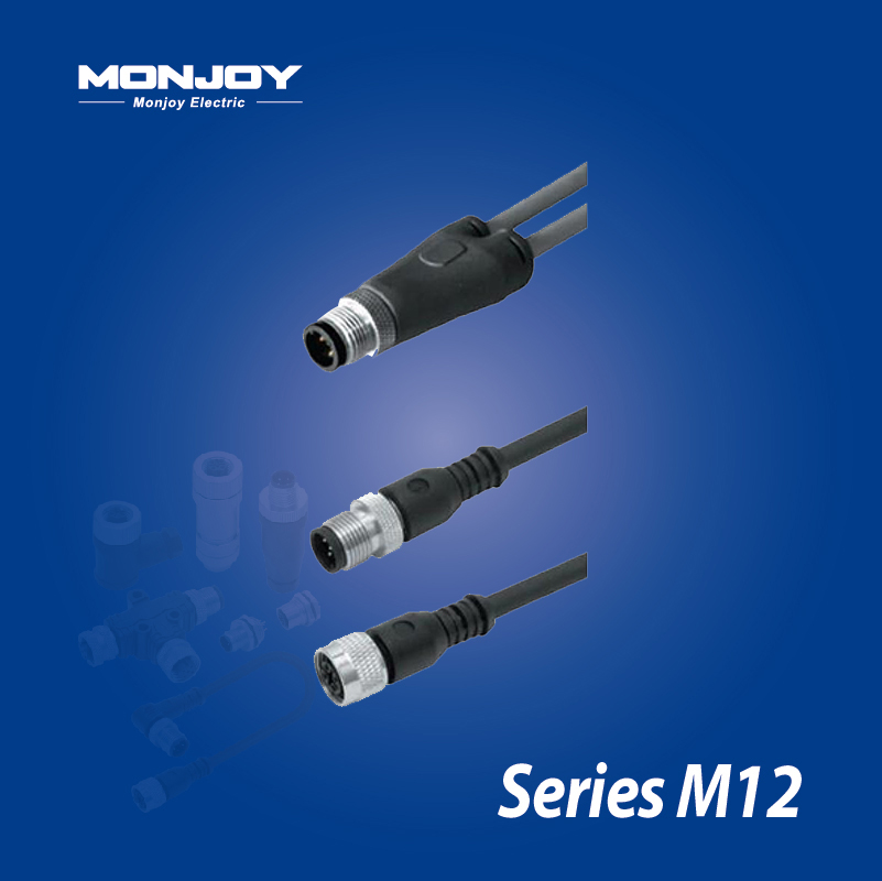  M12*1.0，直式，針-M12*1.0， 直式，針/孔，澆鑄連接器
