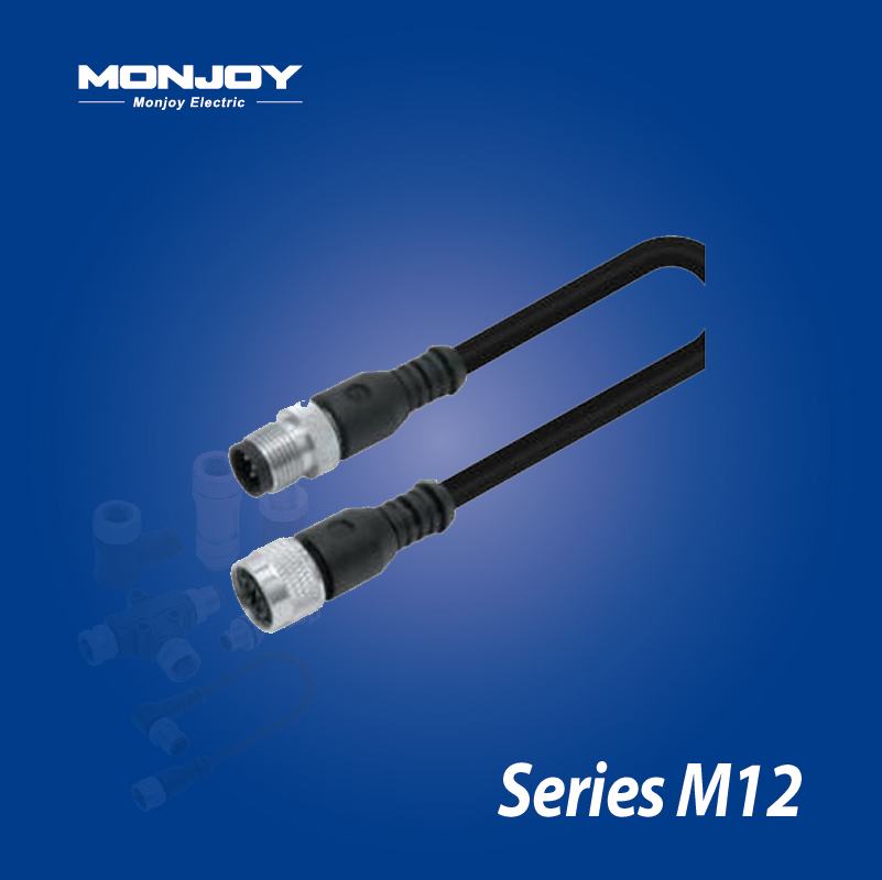 M12*1.0，A標(biāo)準(zhǔn)，直式，針- M12*1.0，A標(biāo)準(zhǔn)，直式，孔 澆鑄電纜連接器